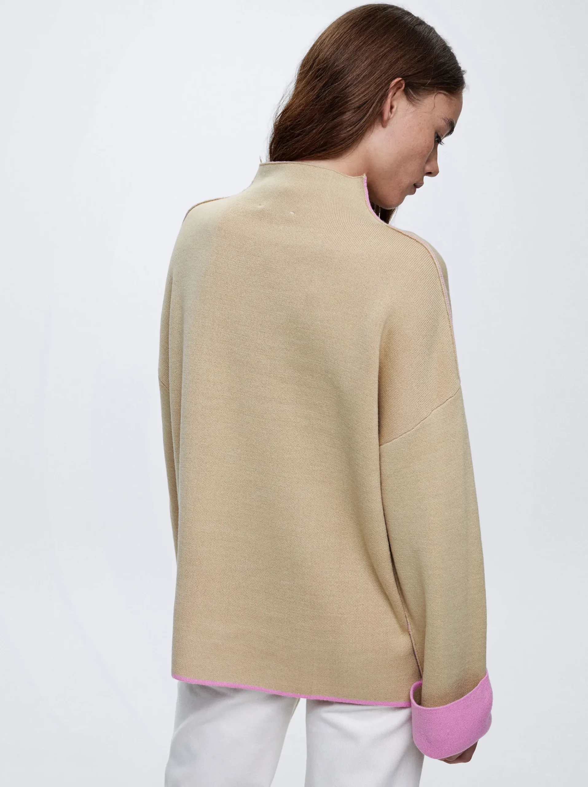 High-Neck Knit Sweater|Parfois Discount