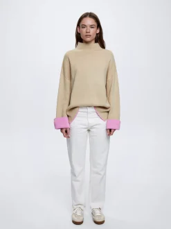 High-Neck Knit Sweater|Parfois Discount