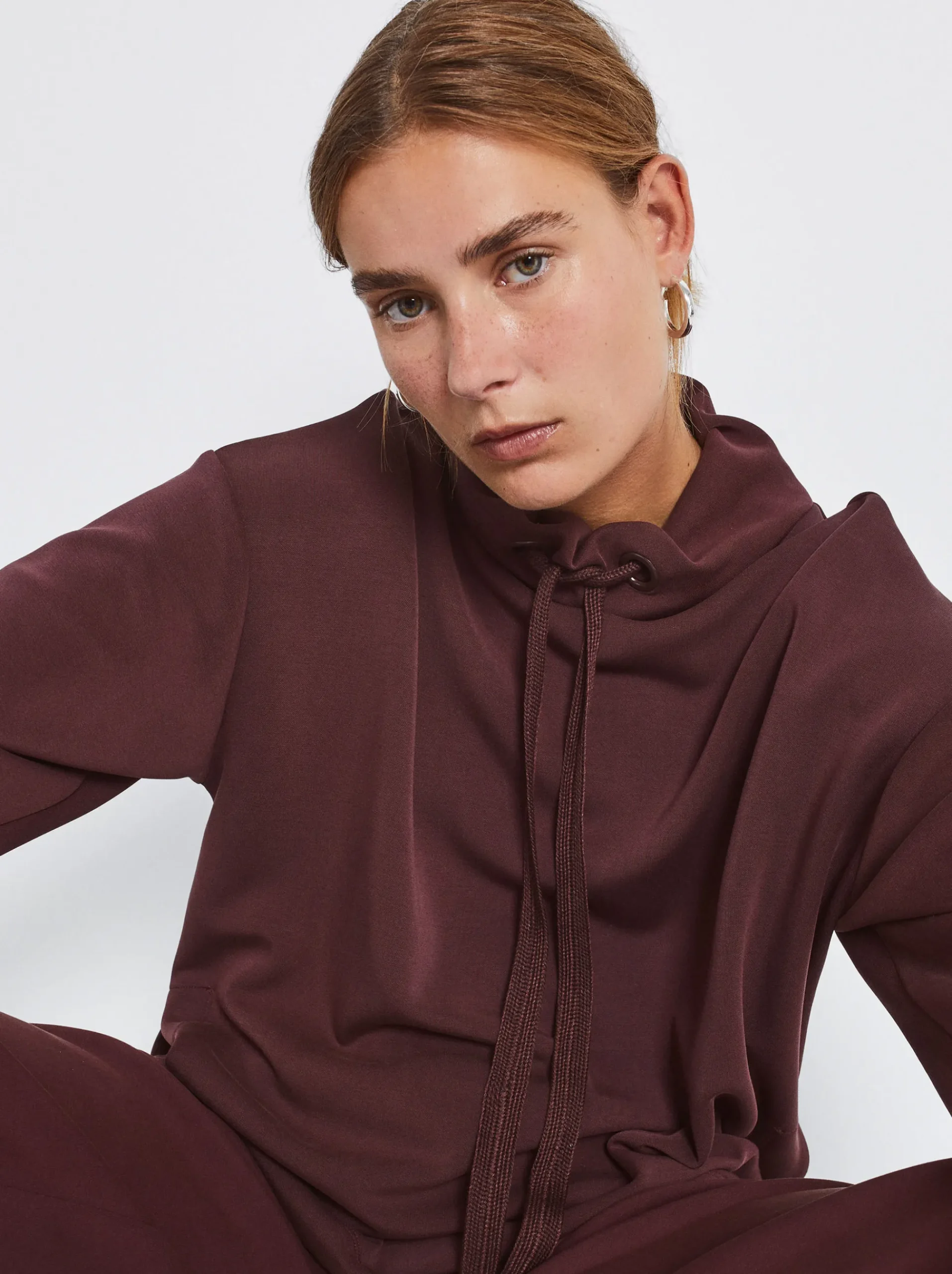 High-Neck Modal Sweatshirt|Parfois Fashion