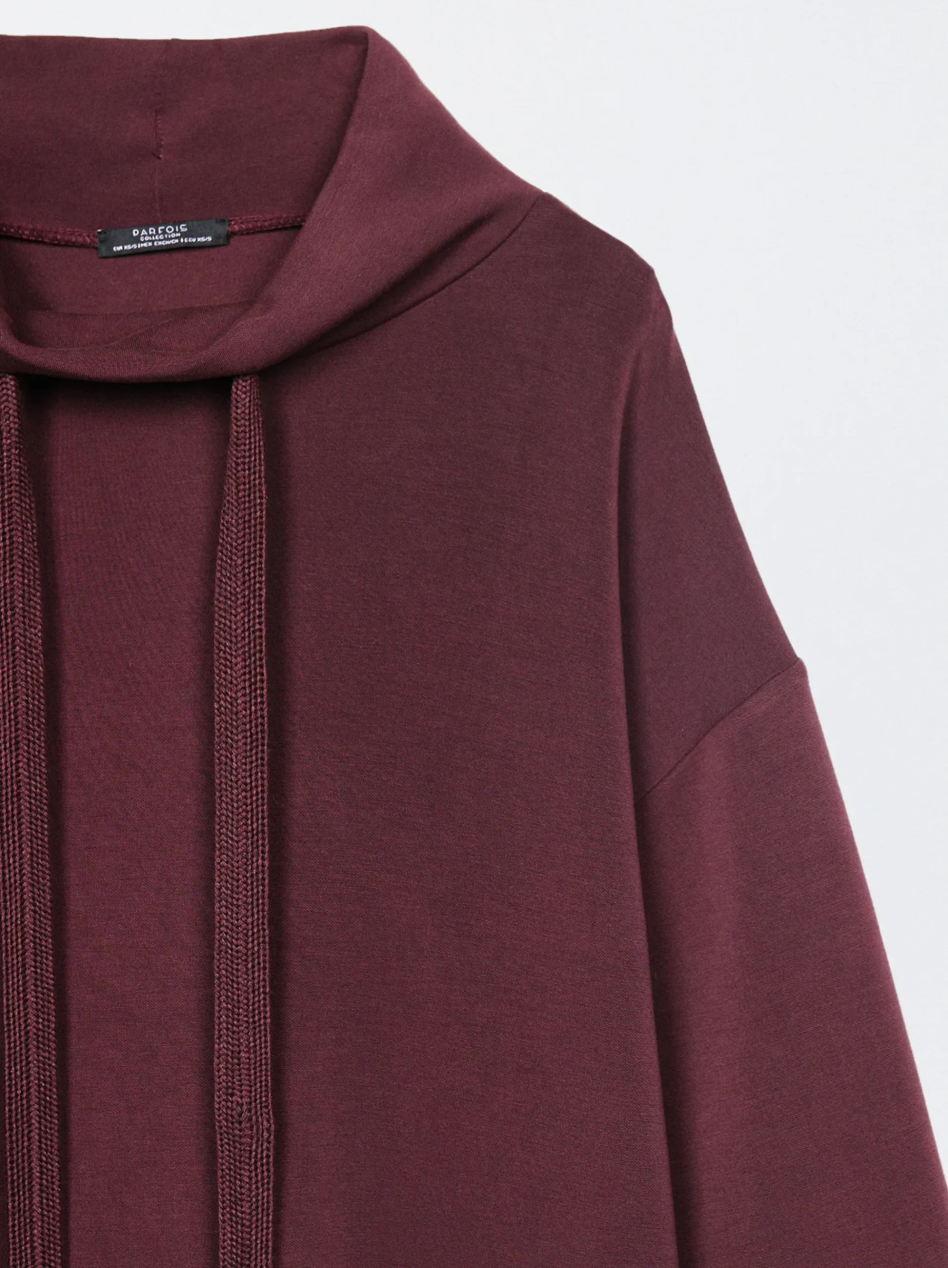 High-Neck Modal Sweatshirt|Parfois Fashion