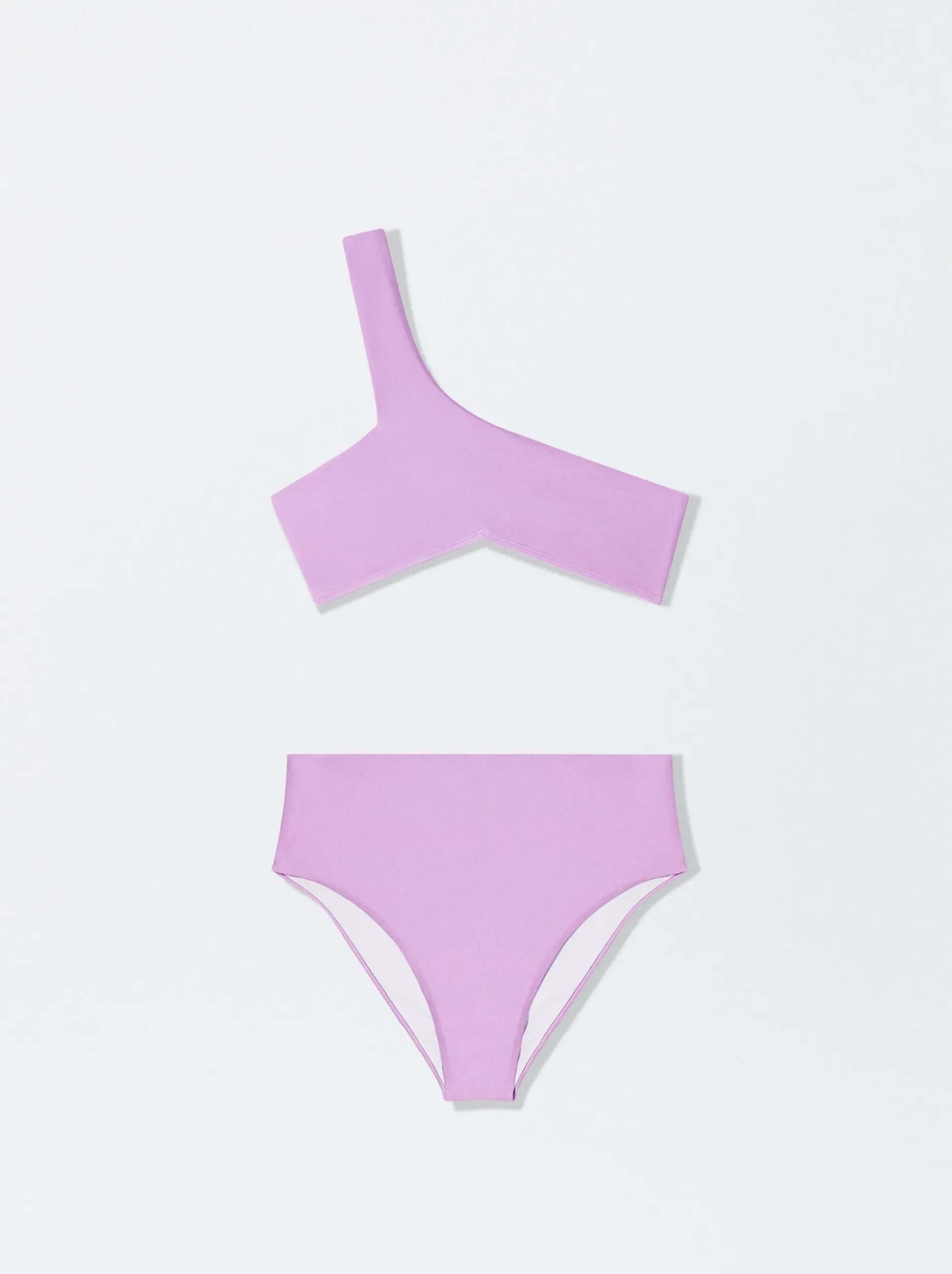 High-Waisted Asymmetric Bikini|Parfois Sale