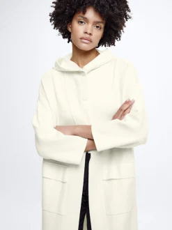 Hooded Knit Coat|Parfois Store