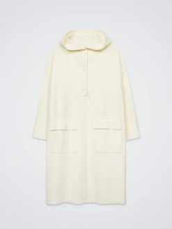 Hooded Knit Coat|Parfois Store