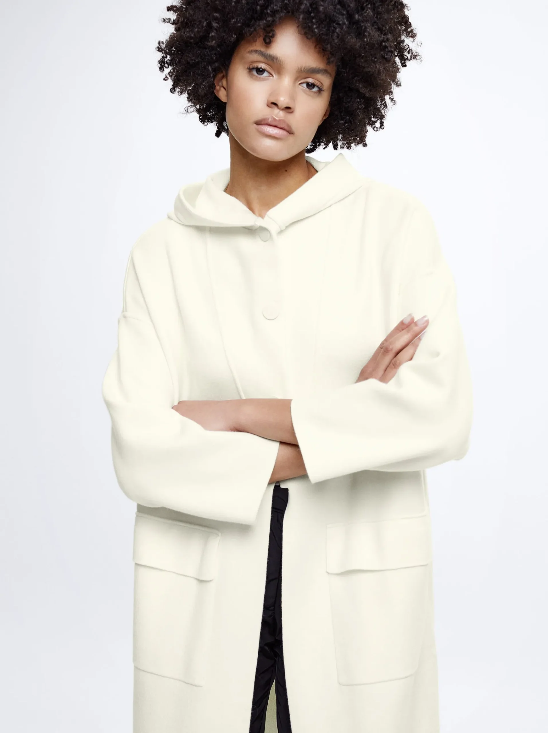 Hooded Knit Coat|Parfois Fashion