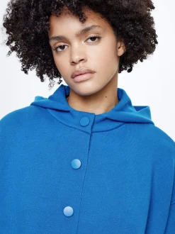 Hooded Knit Poncho|Parfois Store