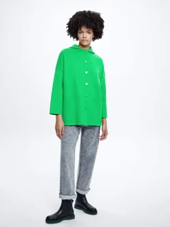 Hooded Knit Poncho|Parfois New