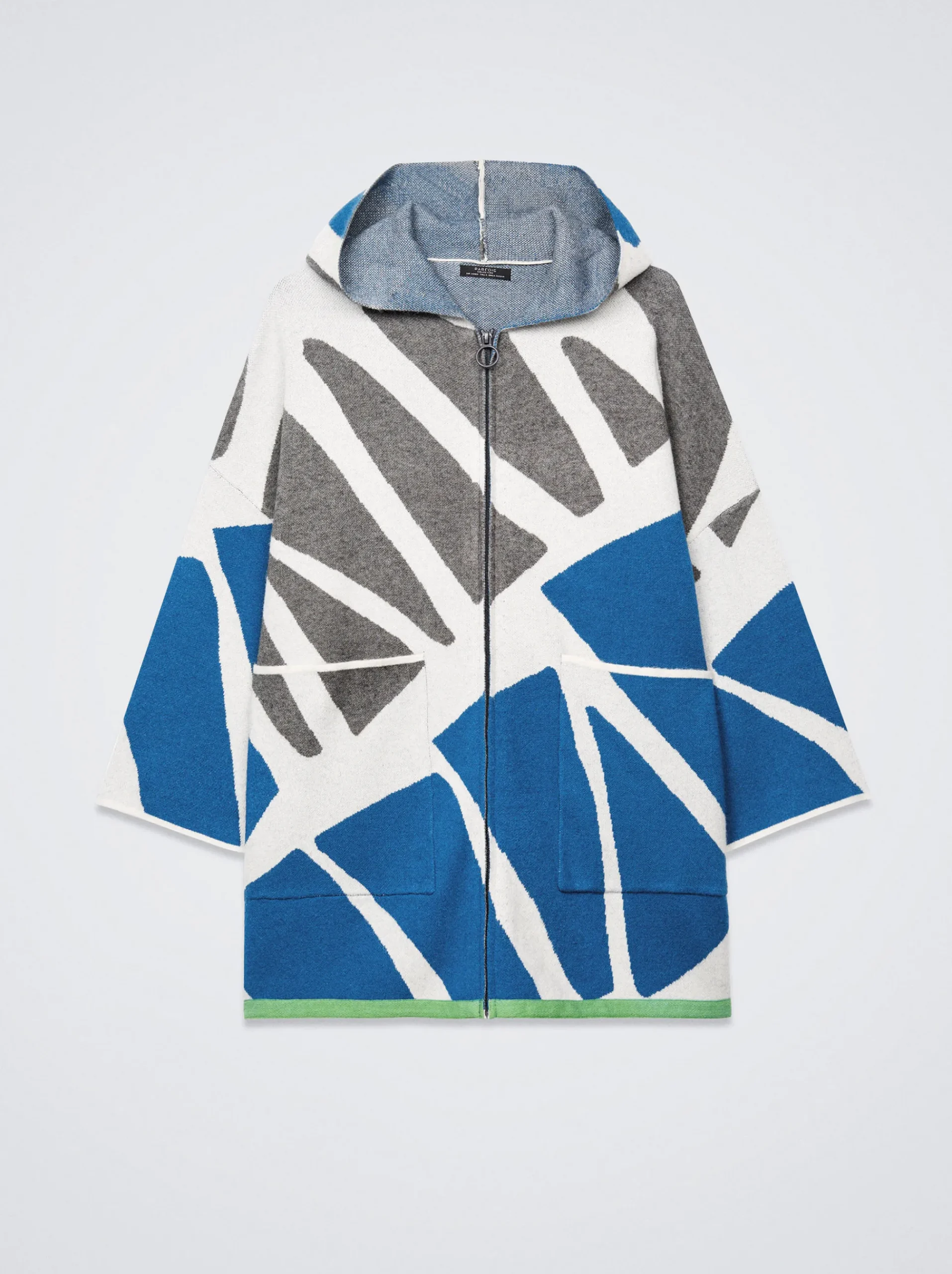 Hooded Knit Poncho|Parfois Clearance
