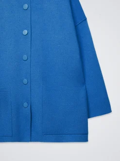 Hooded Knit Poncho|Parfois Sale