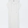Hooded Linen Dress|Parfois Outlet