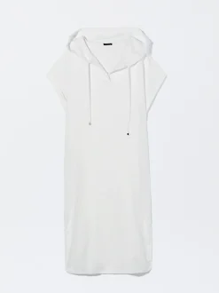 Hooded Linen Dress|Parfois Outlet