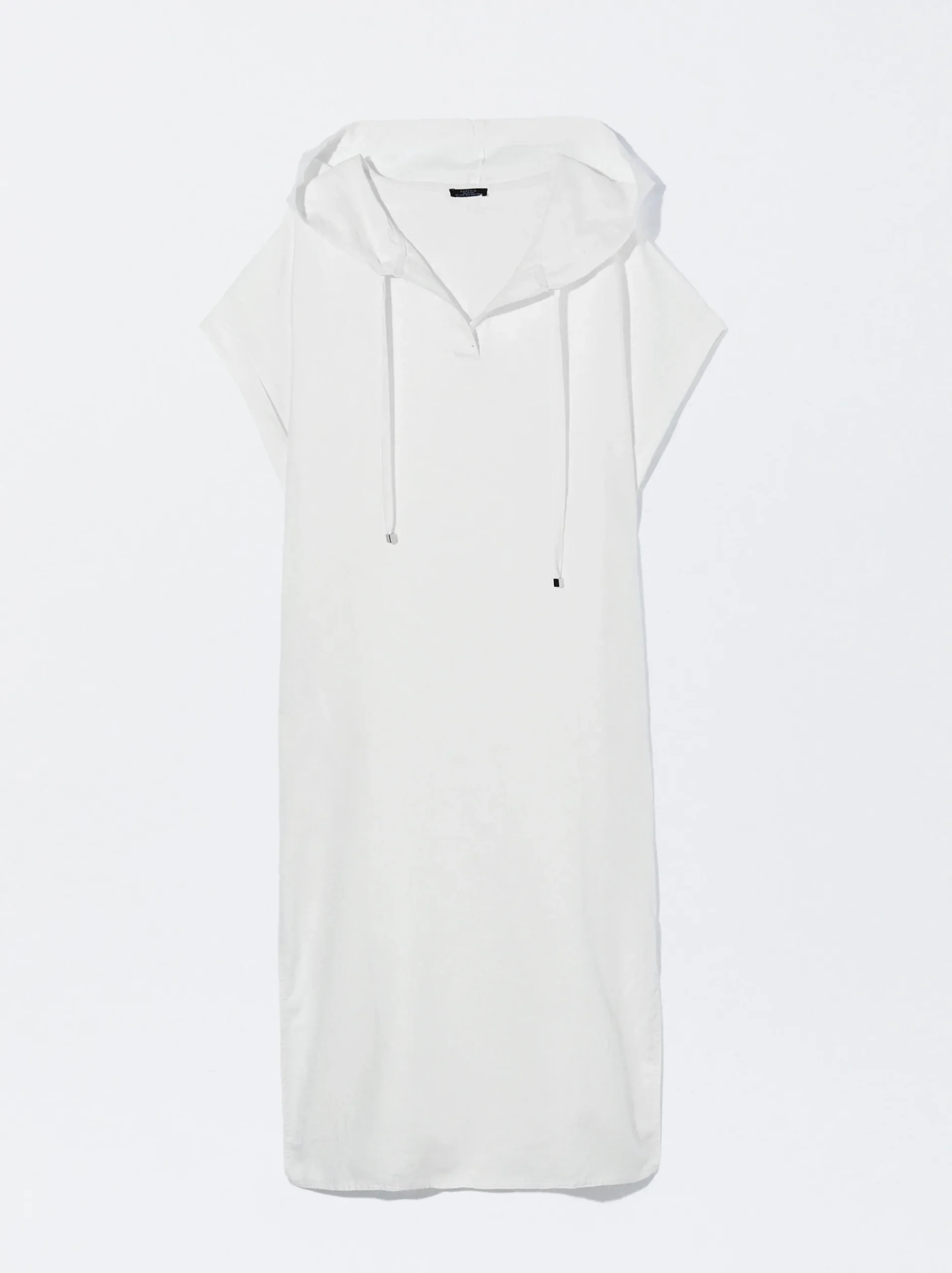 Hooded Linen Dress|Parfois Outlet