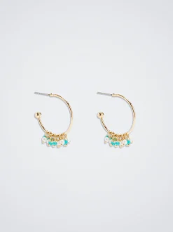 Hoop Earrings With Beads|Parfois Clearance