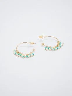 Hoop Earrings With Beads|Parfois Clearance