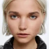 Hoop Earrings With Crystals|Parfois Discount