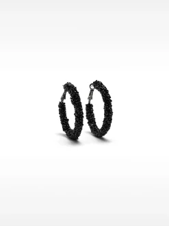 Hoop Earrings With Crystals|Parfois Hot
