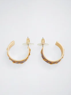 Hoop Earrings With Enamel|Parfois Clearance