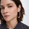 Hoop Earrings With Freshwater Pearl|Parfois Cheap