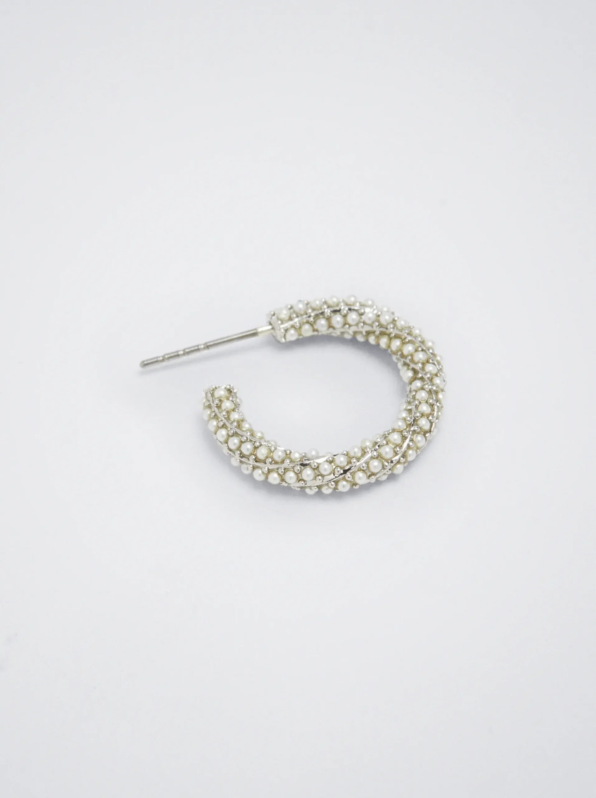 Hoop Earrings With Pearls|Parfois Cheap