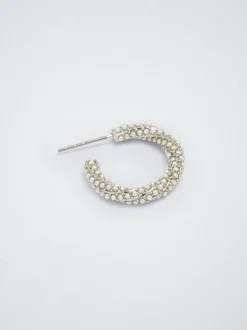 Hoop Earrings With Pearls|Parfois Shop