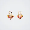 Hoop Earrings With Semiprecious Stone|Parfois Cheap