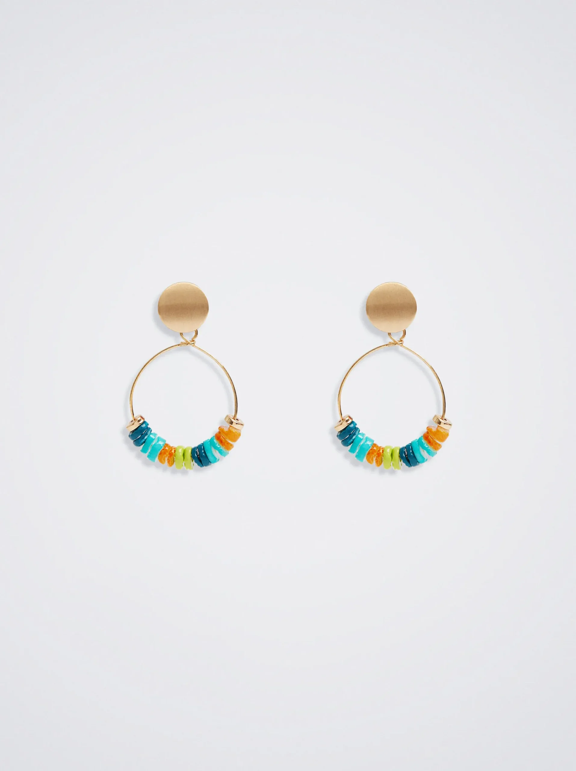 Hoop Earrings With Shell|Parfois Clearance
