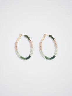 Hoop Earrings With Stone|Parfois Clearance