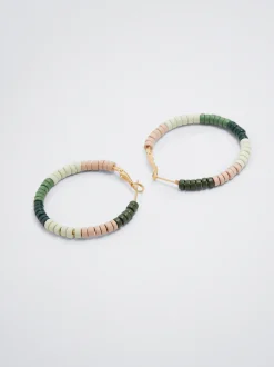 Hoop Earrings With Stone|Parfois Clearance