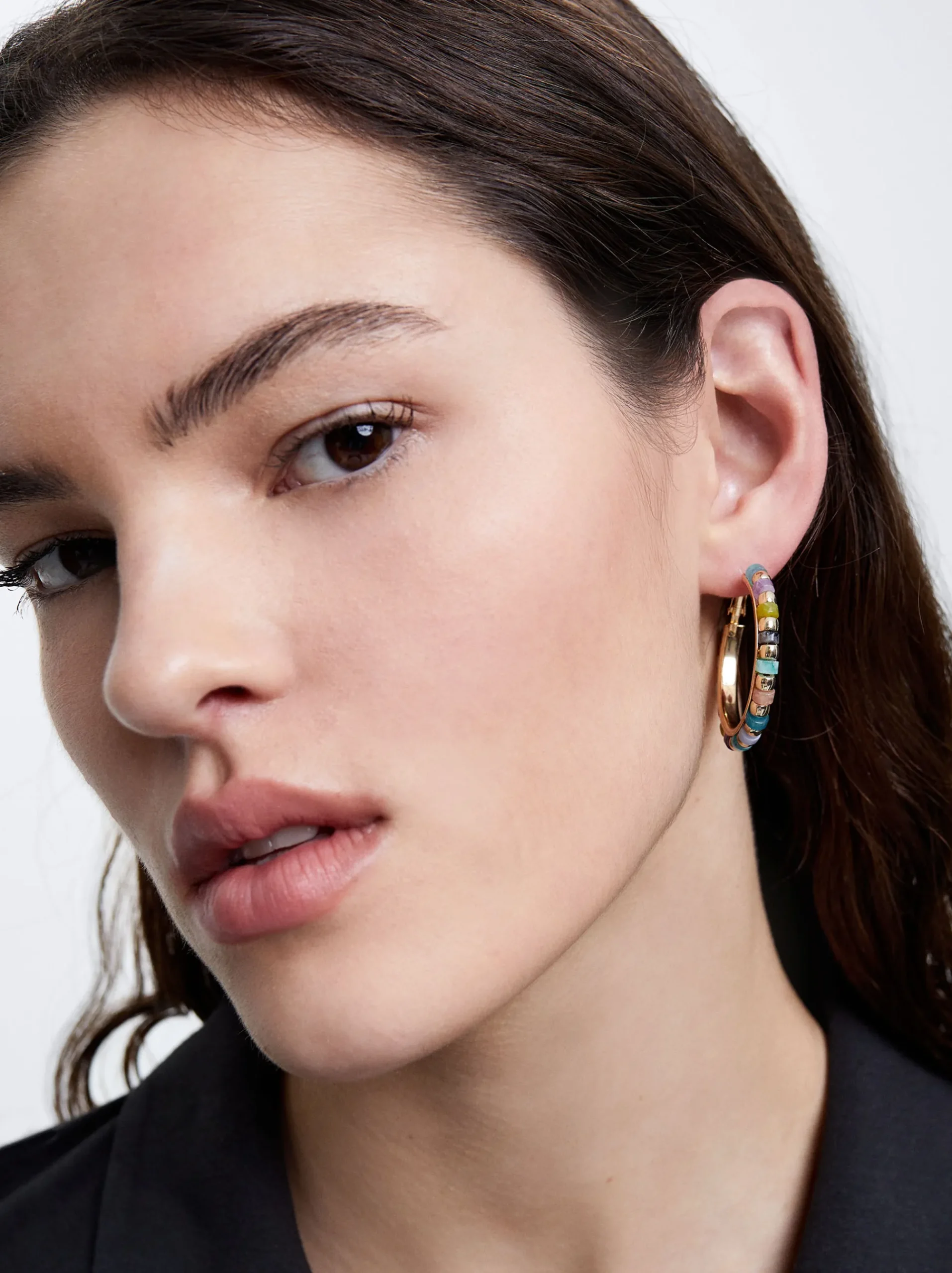 Hoop Earrings With Stone|Parfois Best