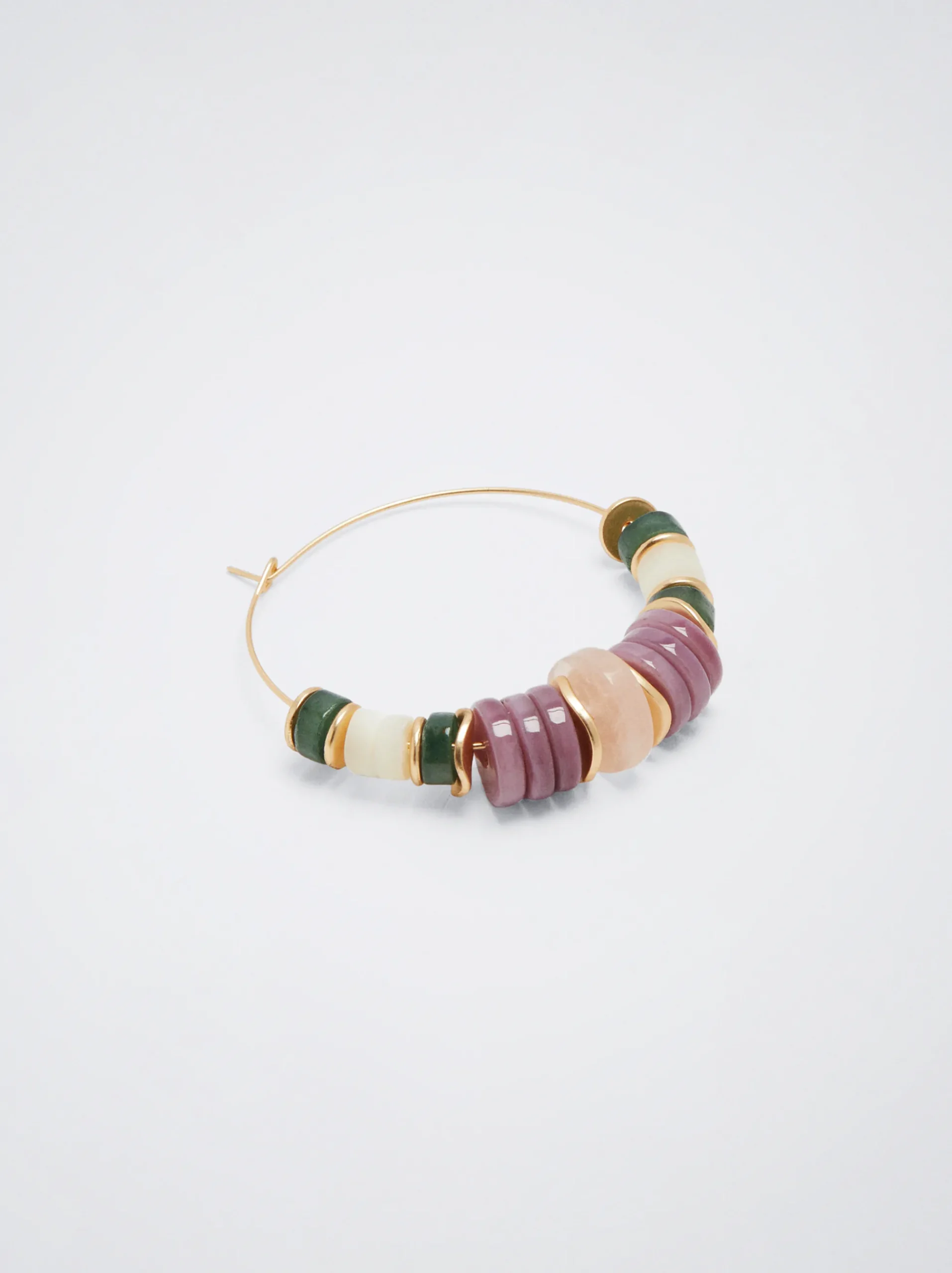Hoop Earrings With Stone|Parfois Clearance
