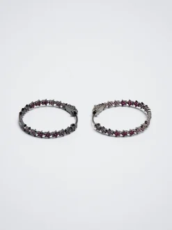 Hoop Earrings With Zirconia|Parfois Best