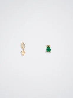 Hoops With Charms And Zirconia|Parfois Store