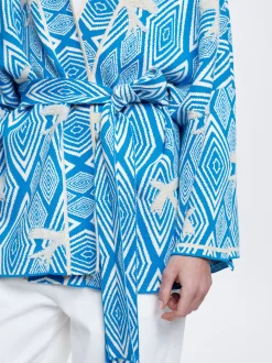 Jacquard Cardigan With Belt|Parfois New