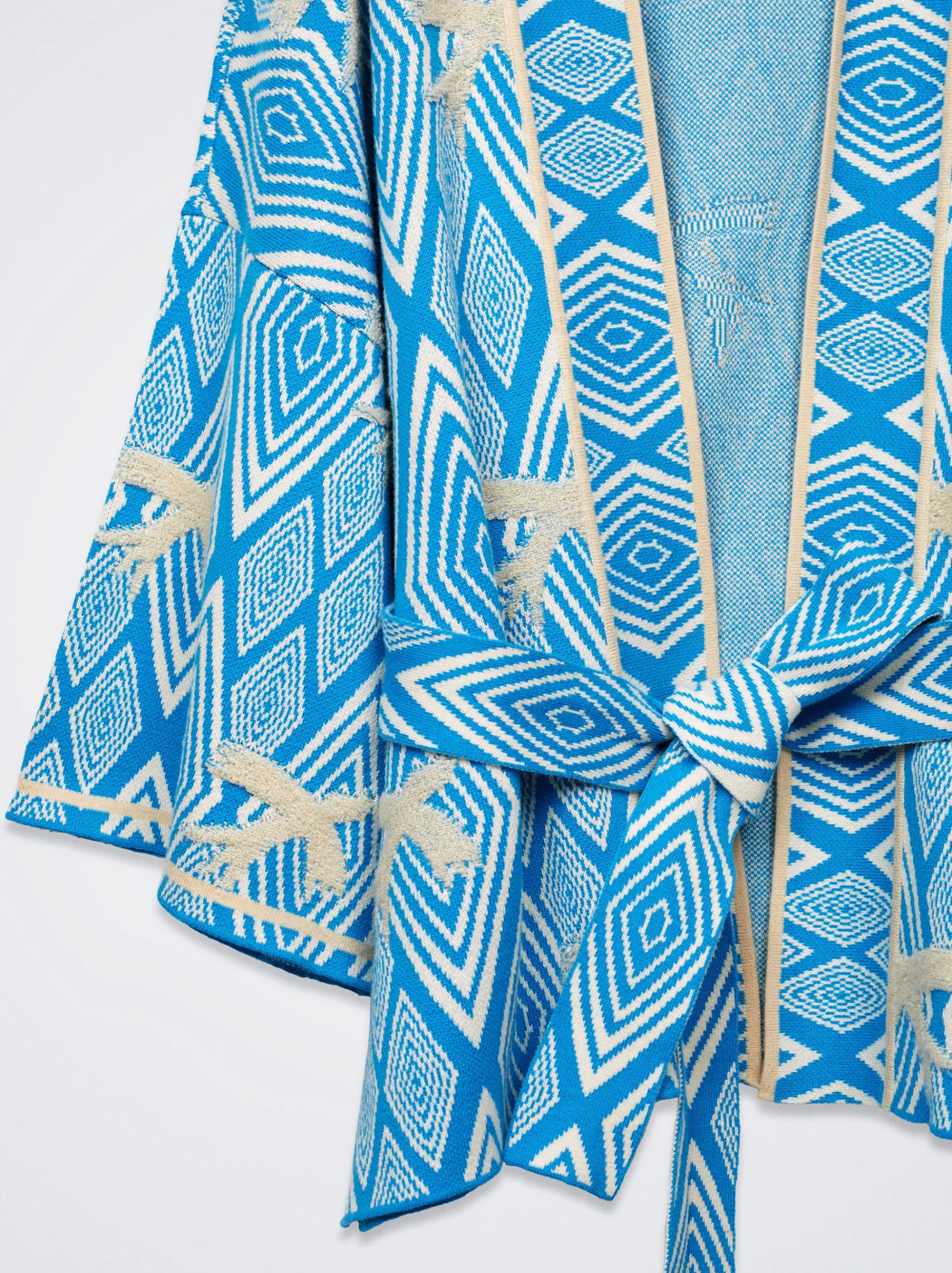 Jacquard Cardigan With Belt|Parfois New