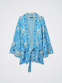 Jacquard Cardigan With Belt|Parfois Clearance