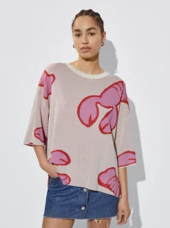 Jacquard Round-Neck Sweater|Parfois Store