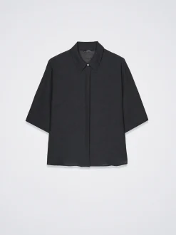 Jacquard Short-Sleeved Shirt|Parfois Best Sale
