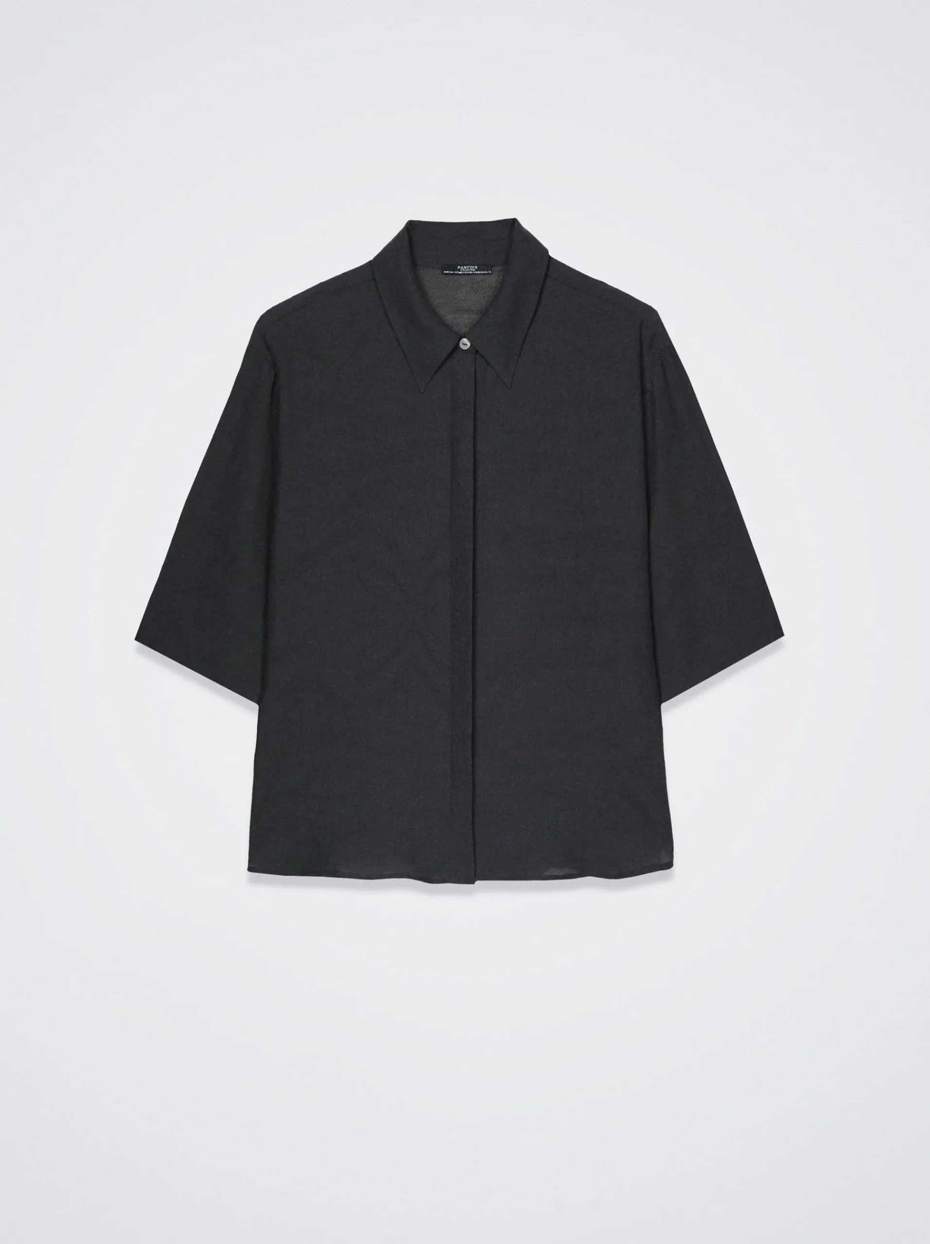Jacquard Short-Sleeved Shirt|Parfois Best Sale