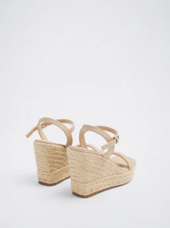 Jute Wedge Sandals|Parfois Fashion