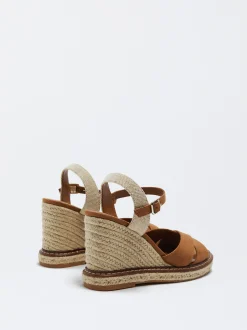 Jute Wedge Sandals|Parfois Flash Sale