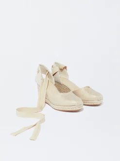 Jute Wedge Sandals|Parfois Flash Sale