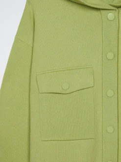 Knit Overshirt With Pockets|Parfois Online