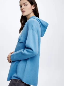 Knit Overshirt With Pockets|Parfois Hot