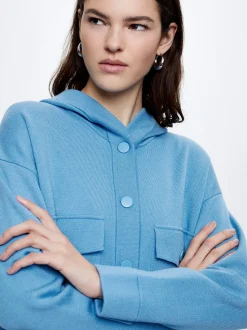 Knit Overshirt With Pockets|Parfois Discount