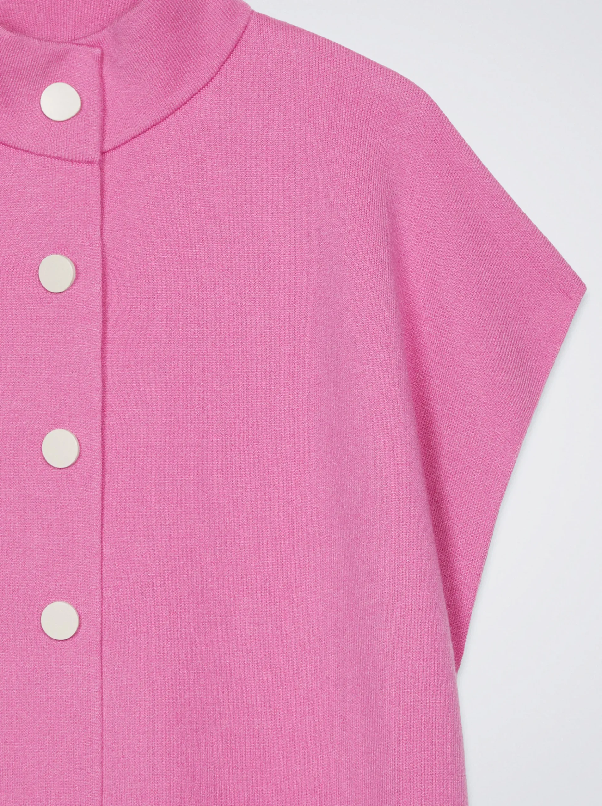 Knit Short-Sleeved Poncho|Parfois Flash Sale