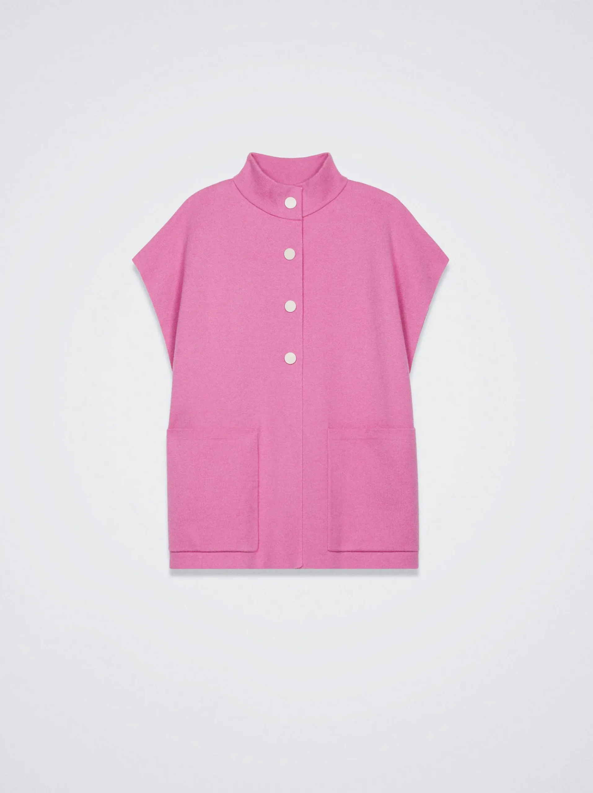 Knit Short-Sleeved Poncho|Parfois Sale