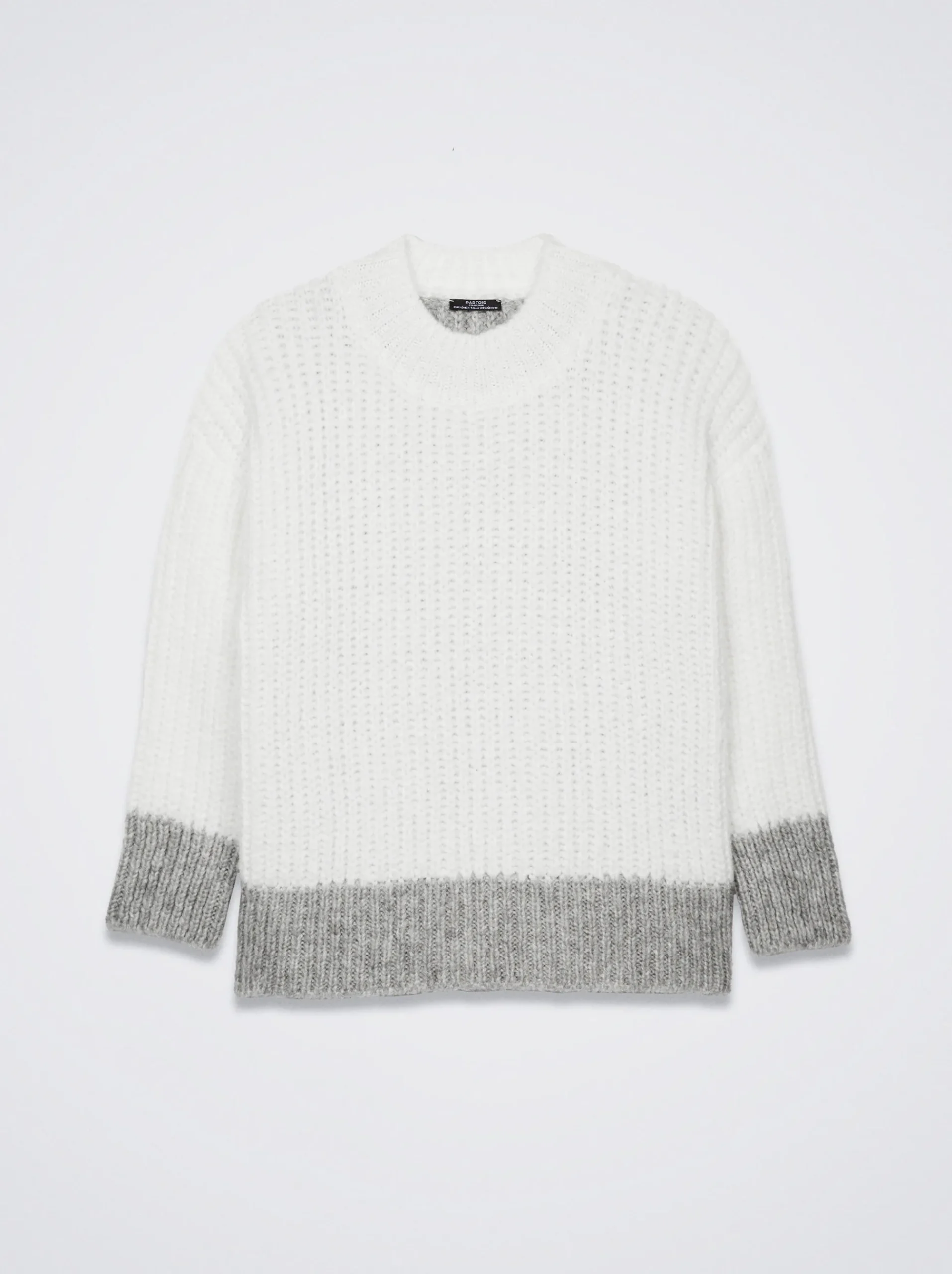 Knit Sweater With Color Block|Parfois Cheap