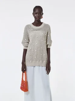 Knit Sweater With Sequins|Parfois Clearance