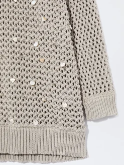 Knit Sweater With Sequins|Parfois Best Sale
