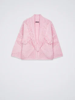Knitted Cardigan With Fringes|Parfois Shop