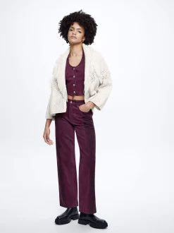 Knitted Cardigan With Fringes|Parfois Store